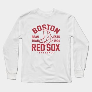 Boston Red Sox Retro 1 by Buck Tee Long Sleeve T-Shirt